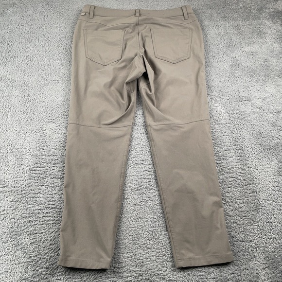 Lululemon Pants Mens 31 Gray ABC Slim Fit Five Pocket Chino Stretch Casual - Picture 5 of 11